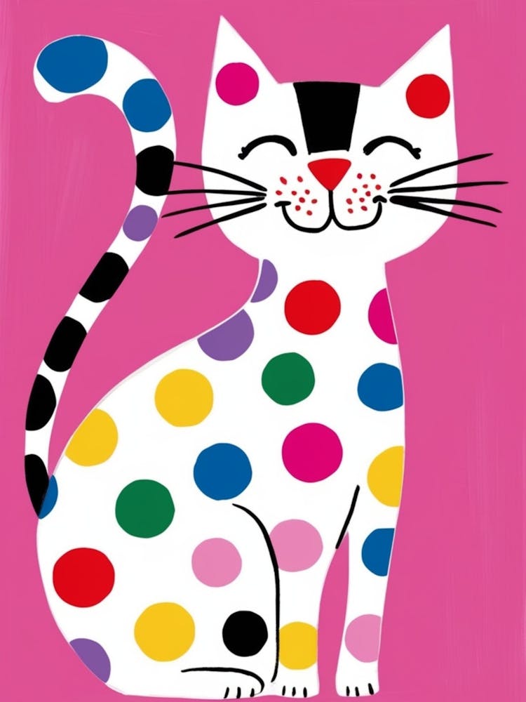 Polka Dot Cat 1