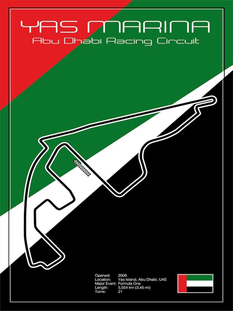 Rennstrecke Yas Marina