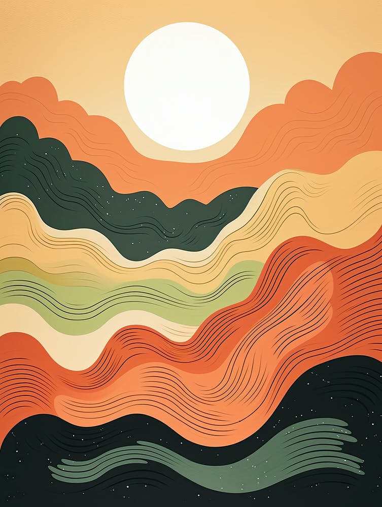 Vintage Velvet; Abstract Risograph Texture