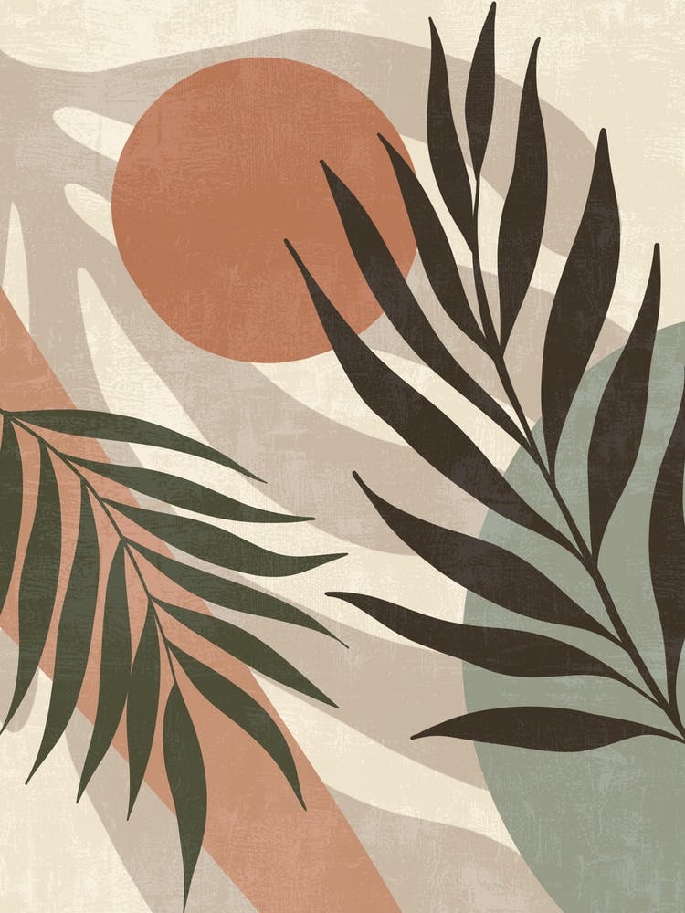 Abstract Palm Leaves 1