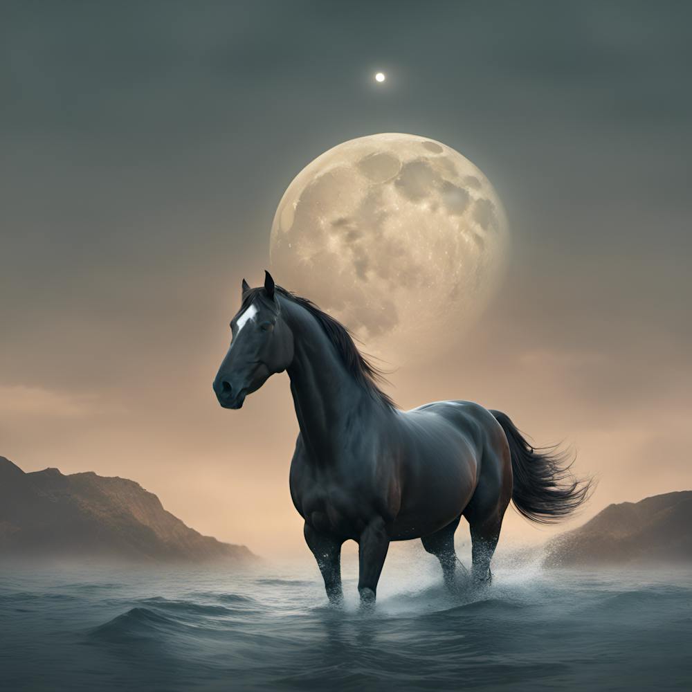 Horse In The Water