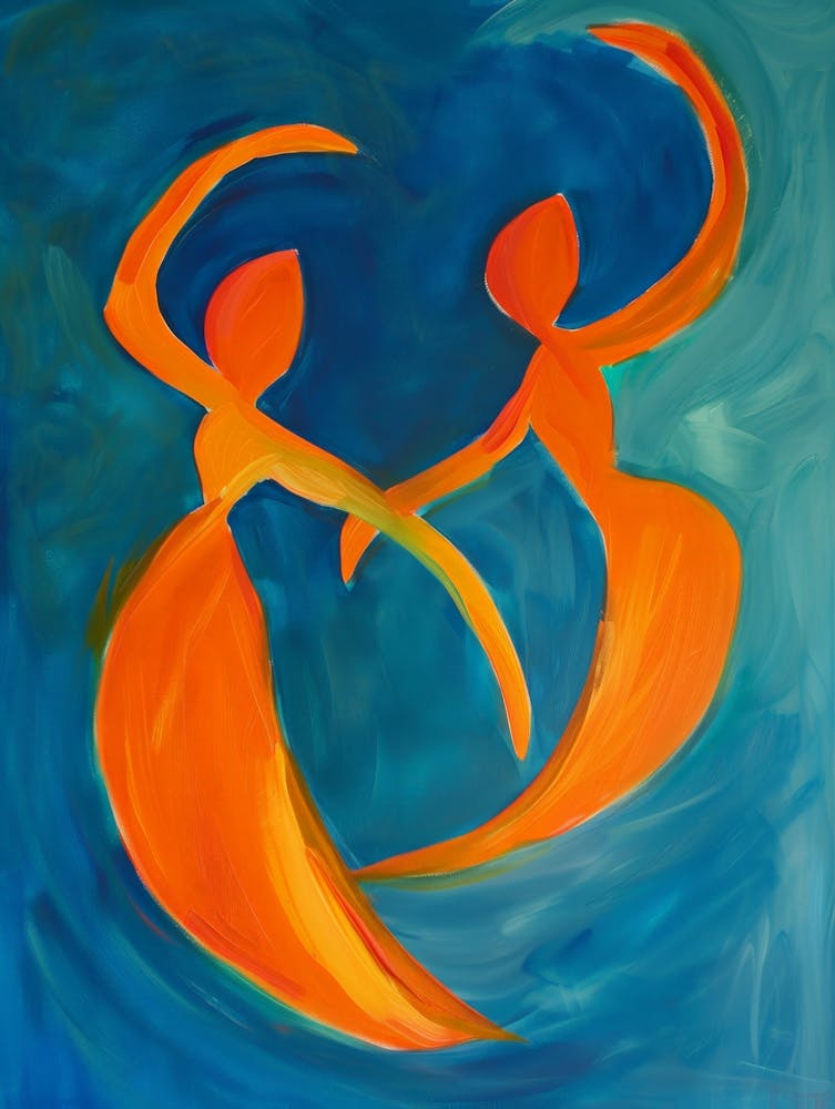 Two Dancers 1