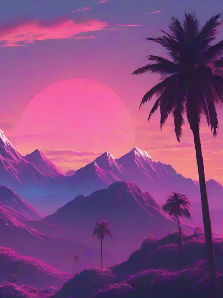 Sunset In The Mountains 5