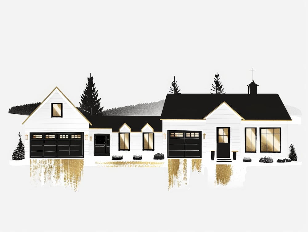 House In The Snow 1