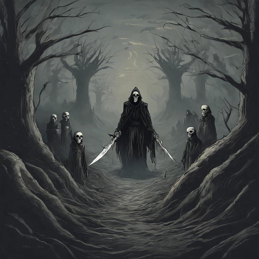 "Dark Reapers: Guardians of the Haunted Forest"