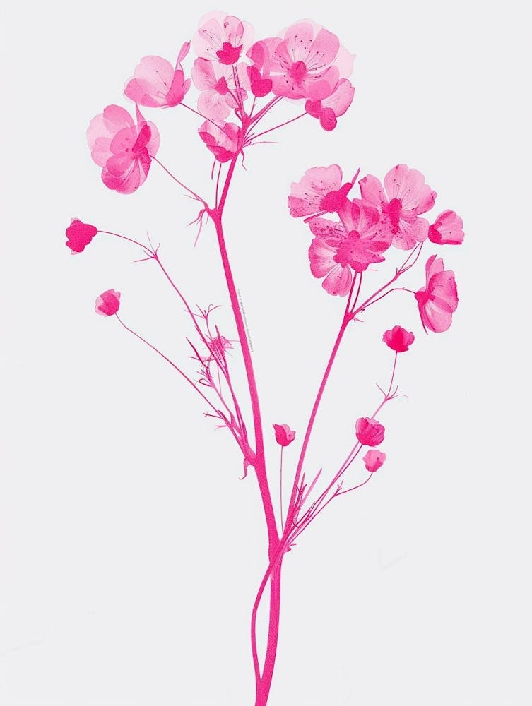 Leuchtend rosa Schleierkraut 2