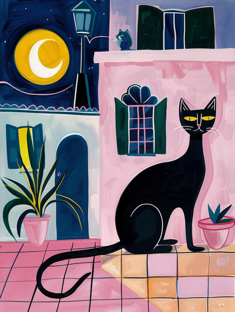 Cat On The Balcony 3