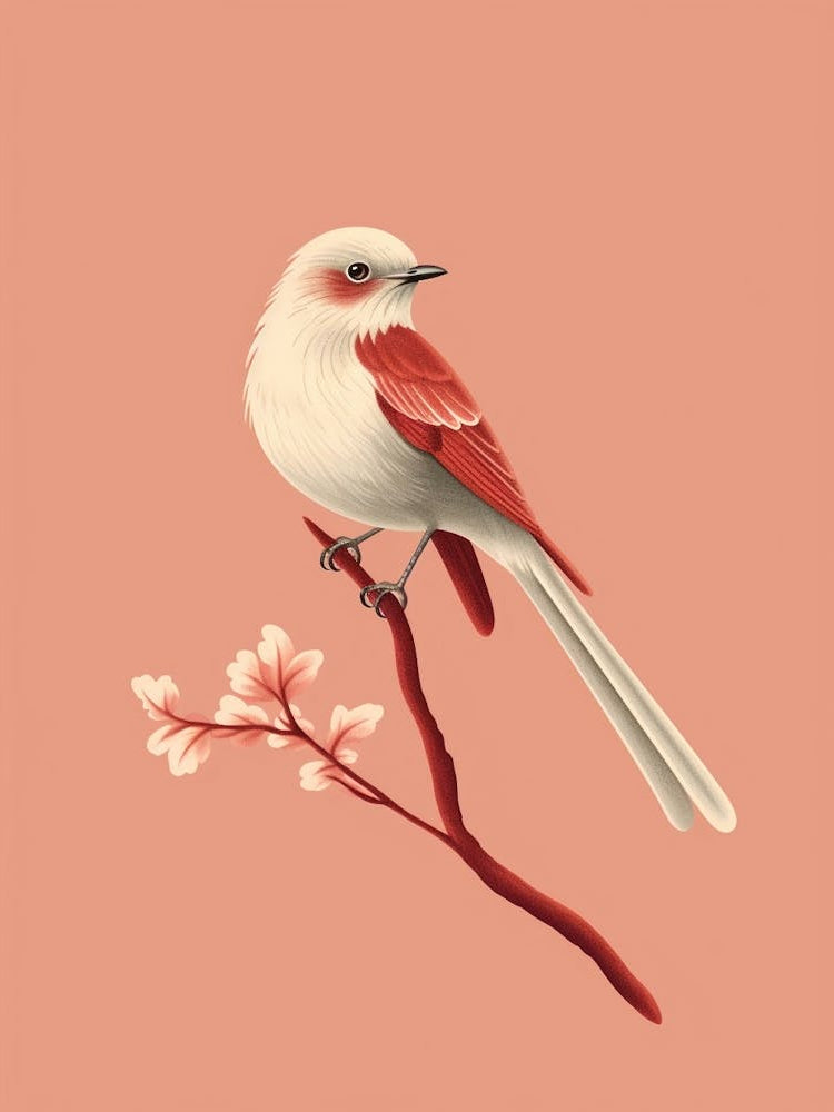 Minimalist Mockingbird 2 Illustration