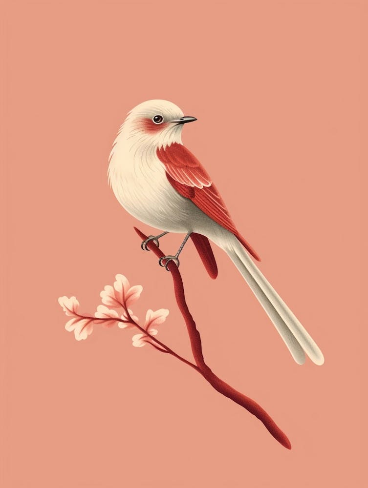 Minimalist Mockingbird 2 Illustration