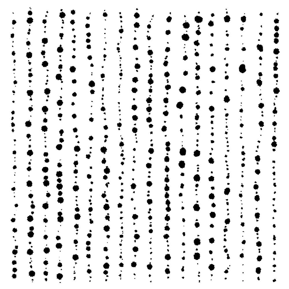 Minimal Dots Lines Black White Square