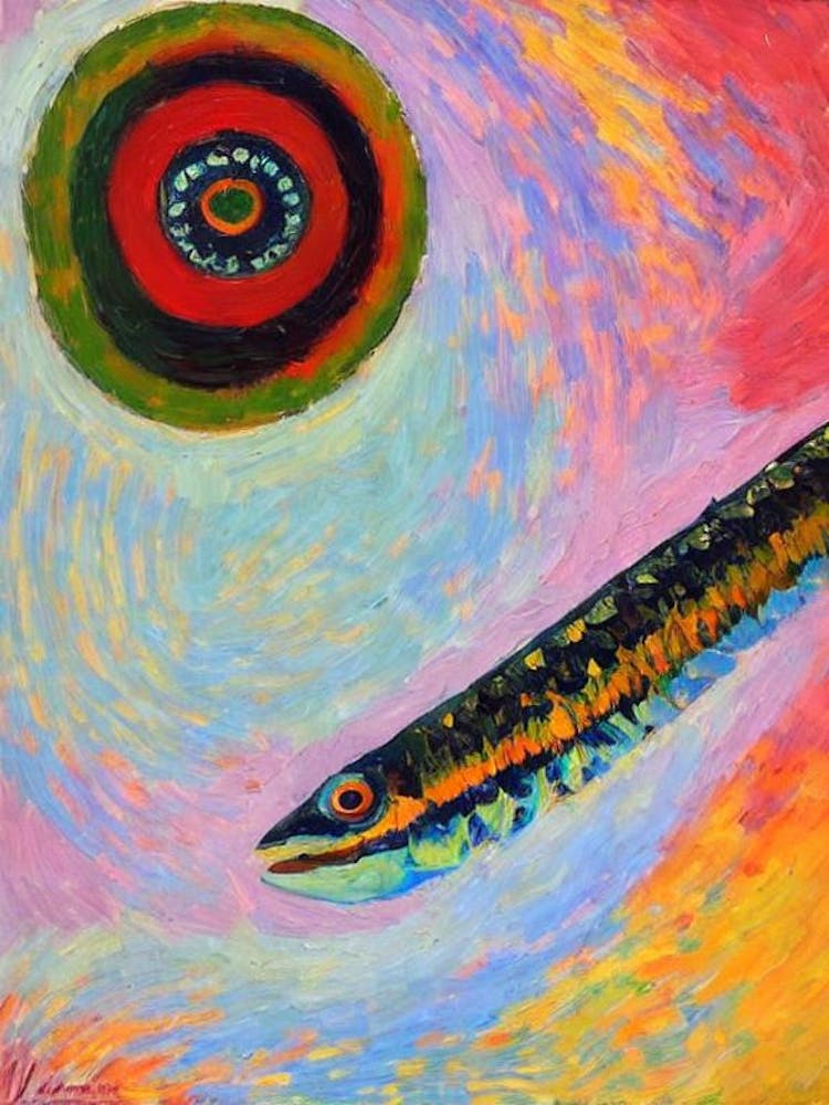 Lamprey Matisse Inspired