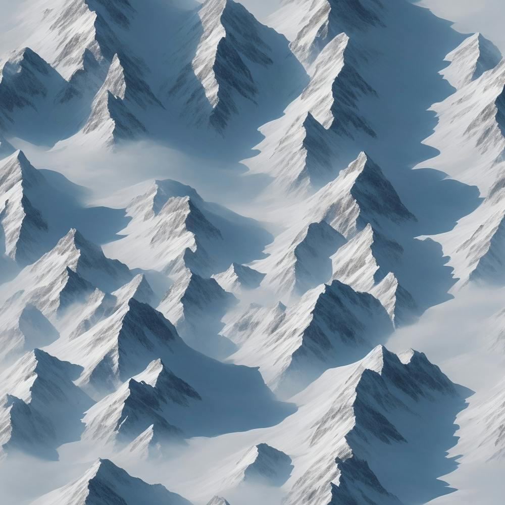 Schneebedeckte Berge 1