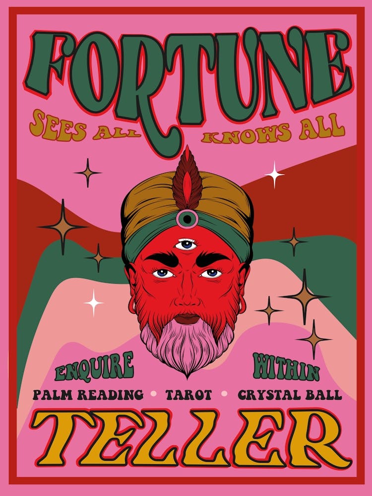 Pink Fortune Teller