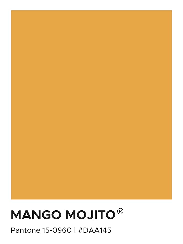 Mango Mojito Pantone