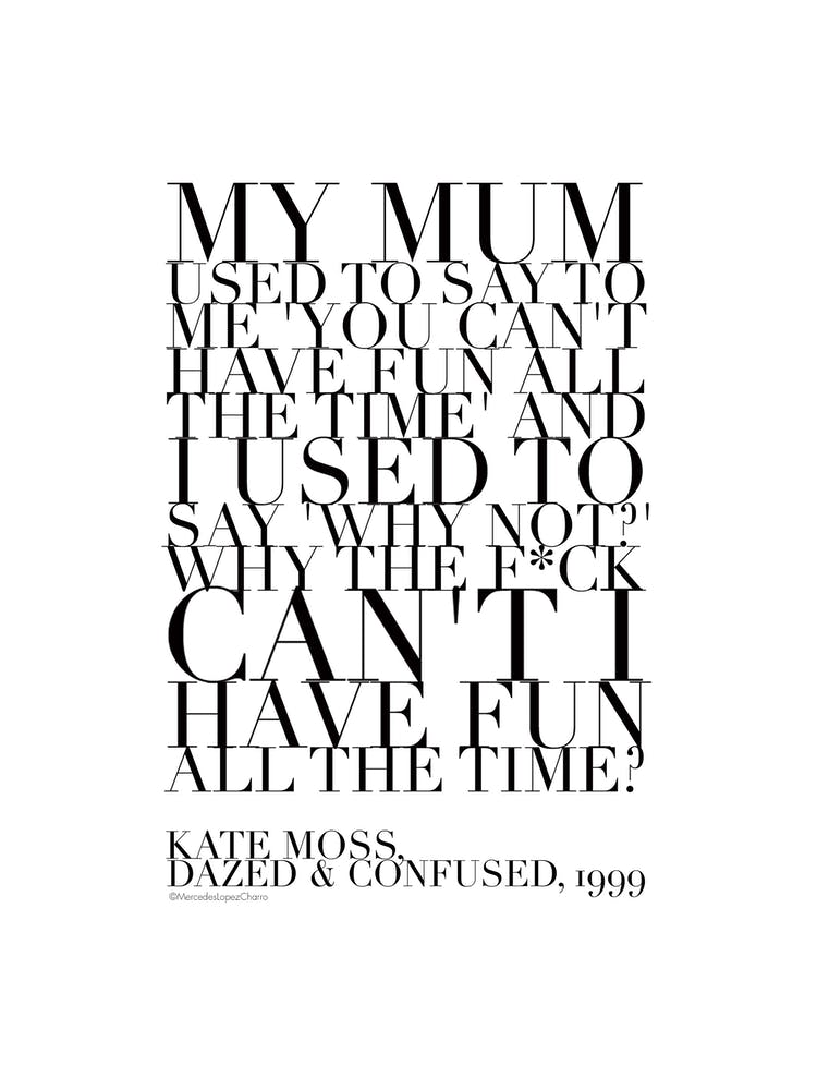 Kate Moss My Mum
