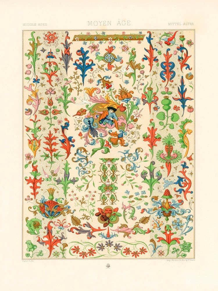 Medieval Pattern, Albert Racine