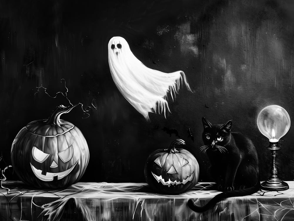 Ghosts And Pumpkins 10