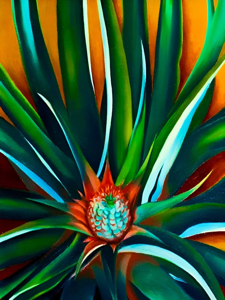 Georgia O'Keeffe - Pineapple Bud, 1939