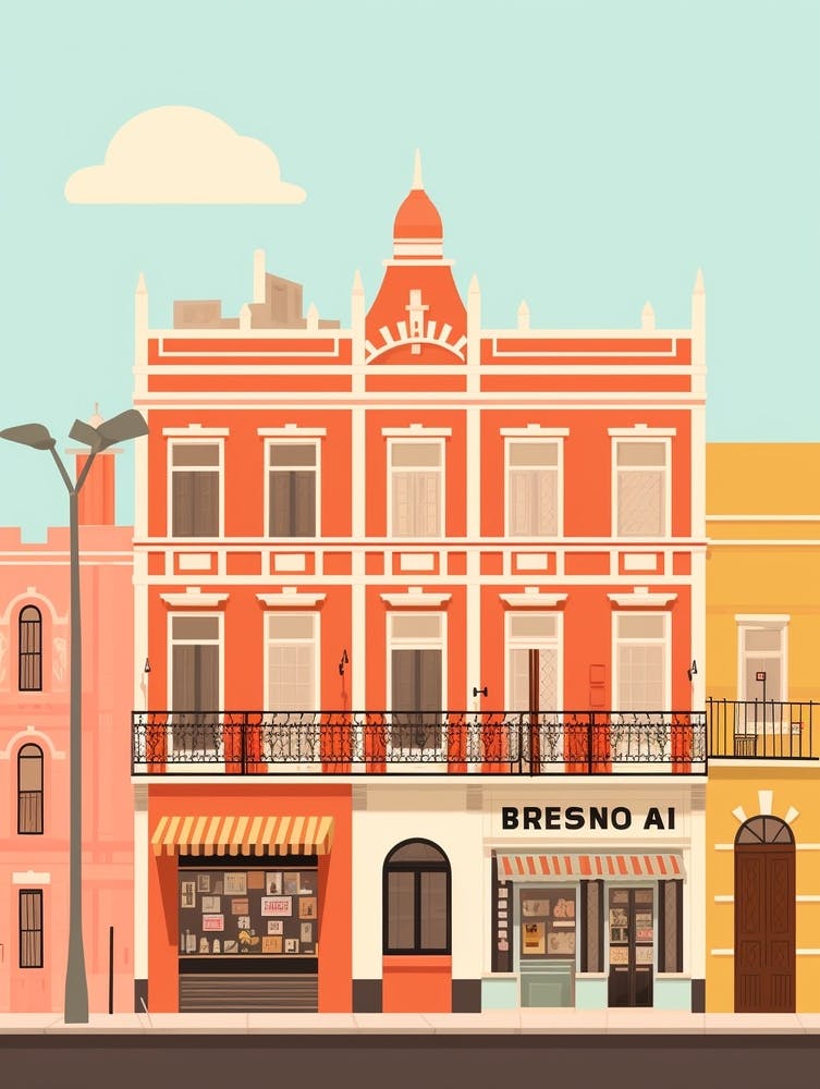 Argentina 4 Travel Illustration