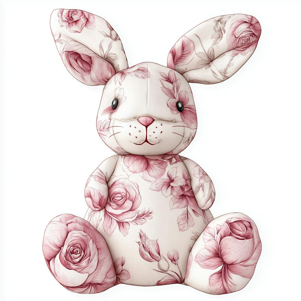 Bunny With Roses