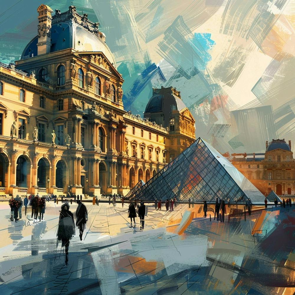 Louvre Painting