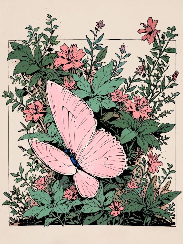 Pink Butterfly 1