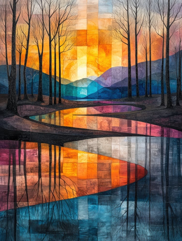 Sunset In The Woods 4