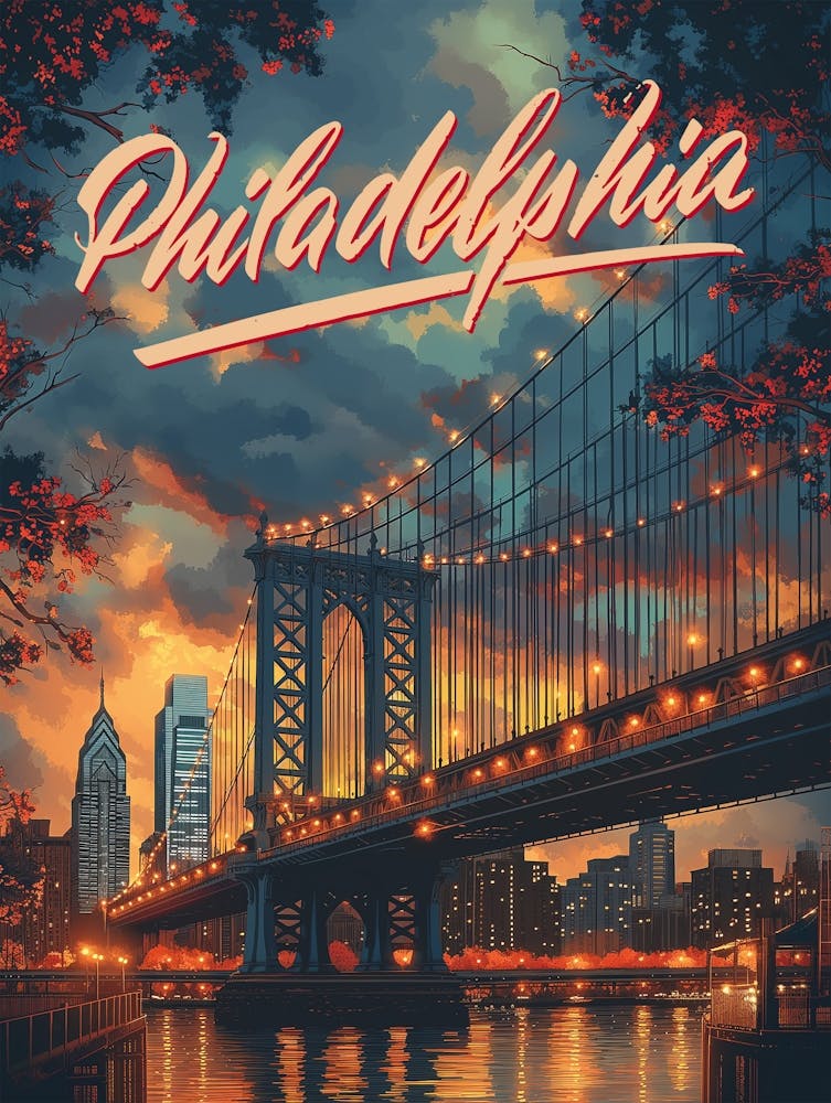 Philadelphia, Pennsylvania: A Vintage Poster