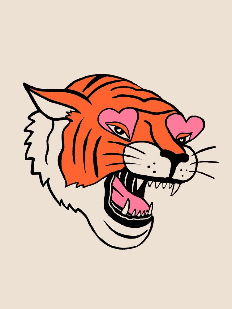 Tiger Heart Eyes