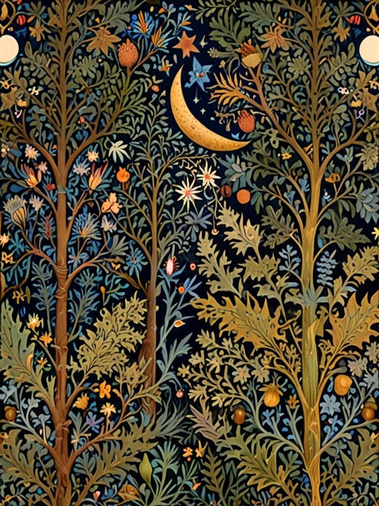 William Morris Night In The Woods 46