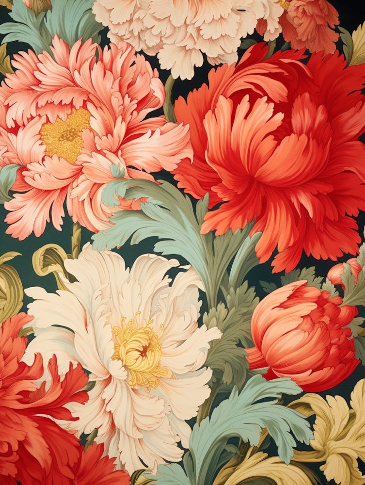 Papier Peint Floral 255