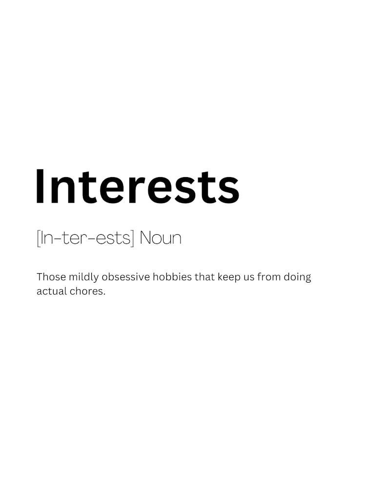 Interests Definition Meaning 1
