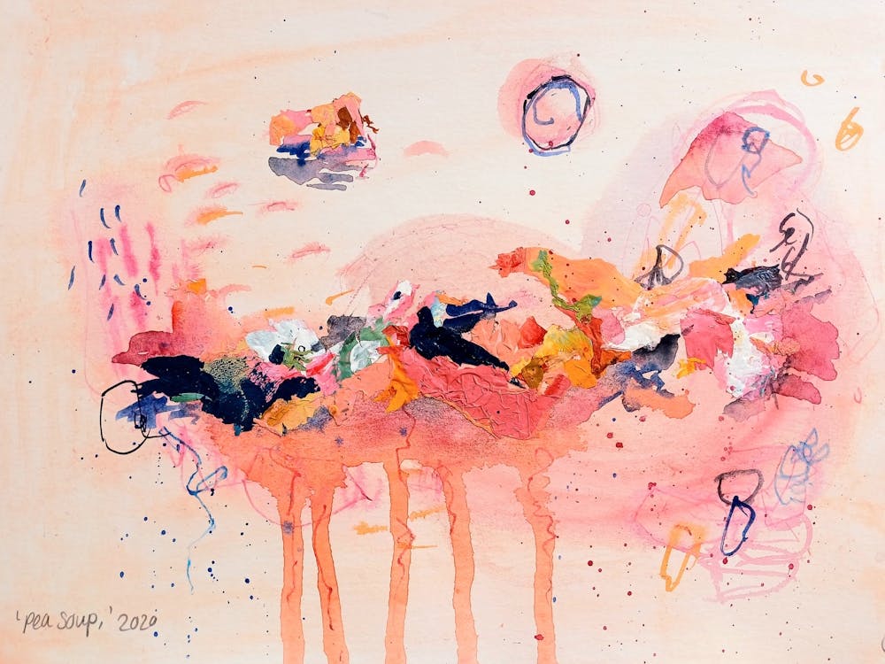 'Pea Soup' Motherhood Pink