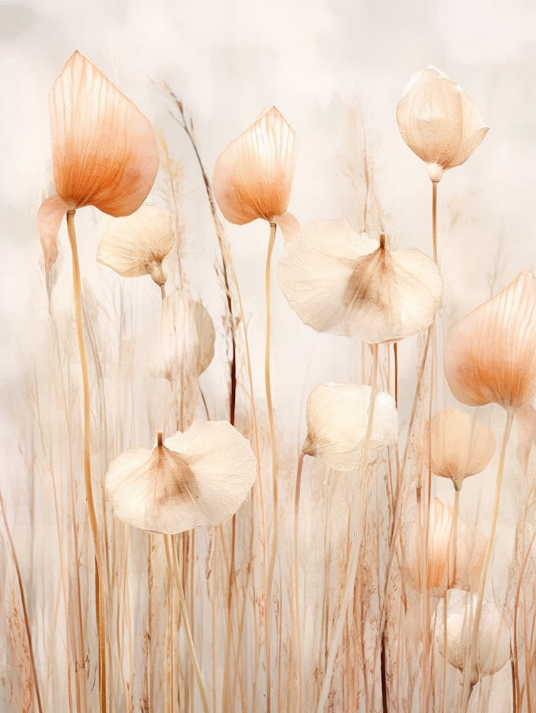 Boho Dried Flowers Flamingo Flower 3