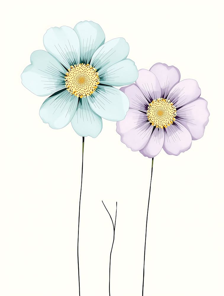 Dreamy Botanical Blooms with Subtle Elegance