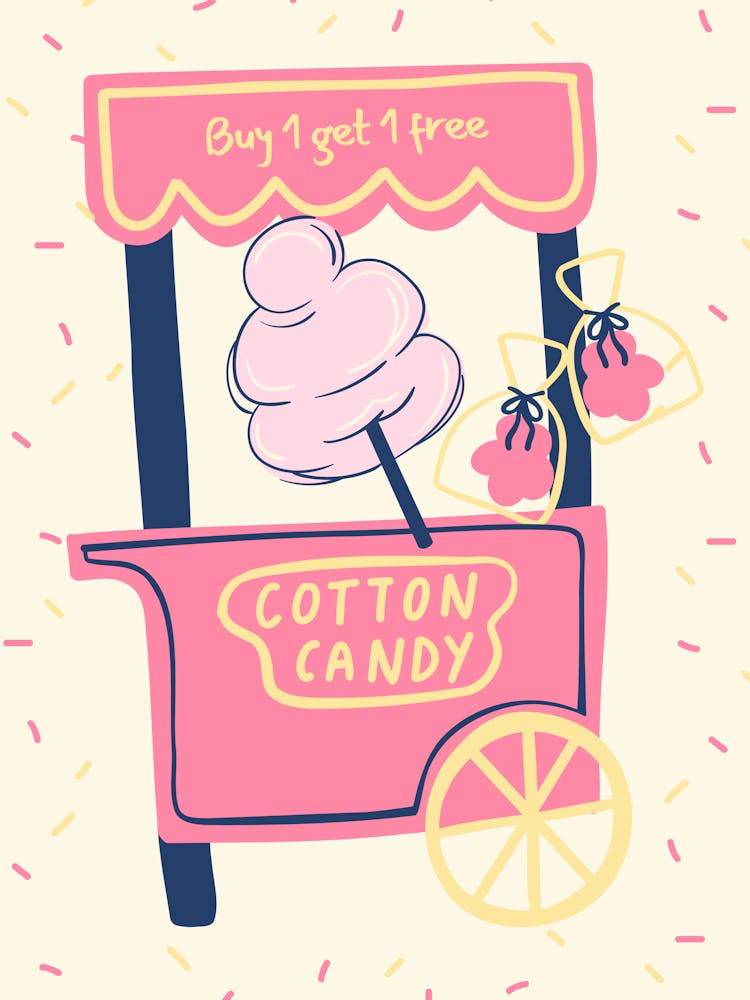 Cotton Candy Cart