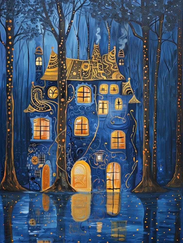 Fairytale House In The Woods