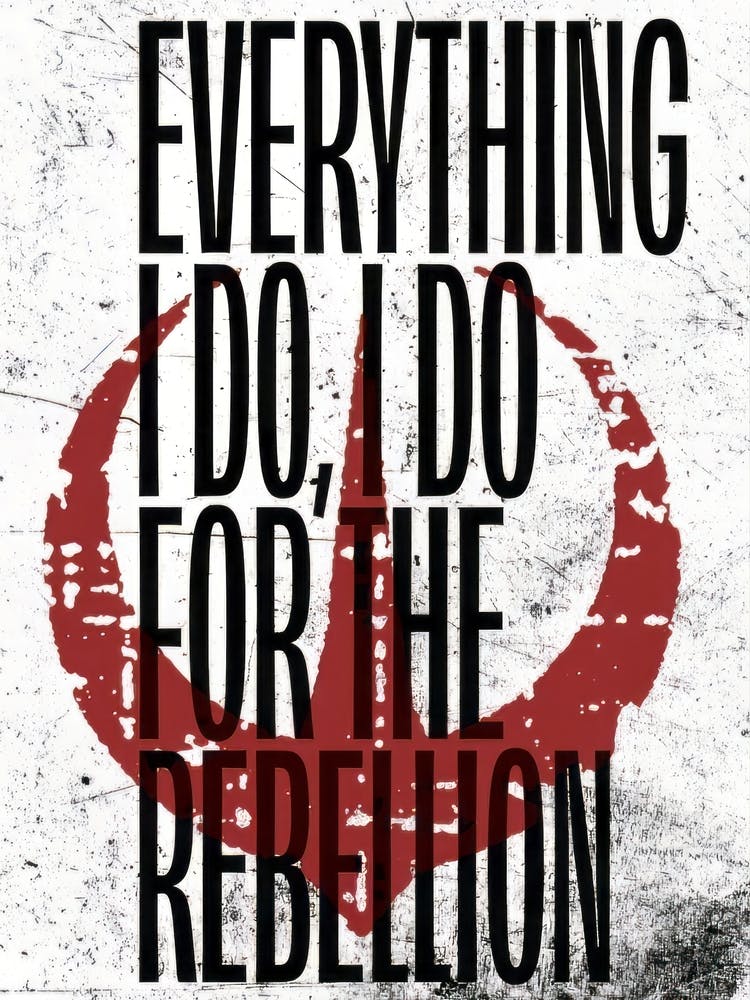 Everything I Do Do For The Rebellion