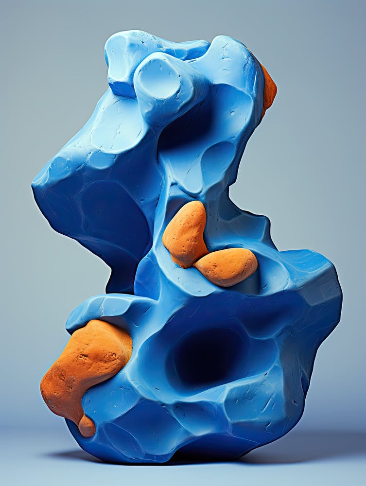 'Blue' , Stone Art