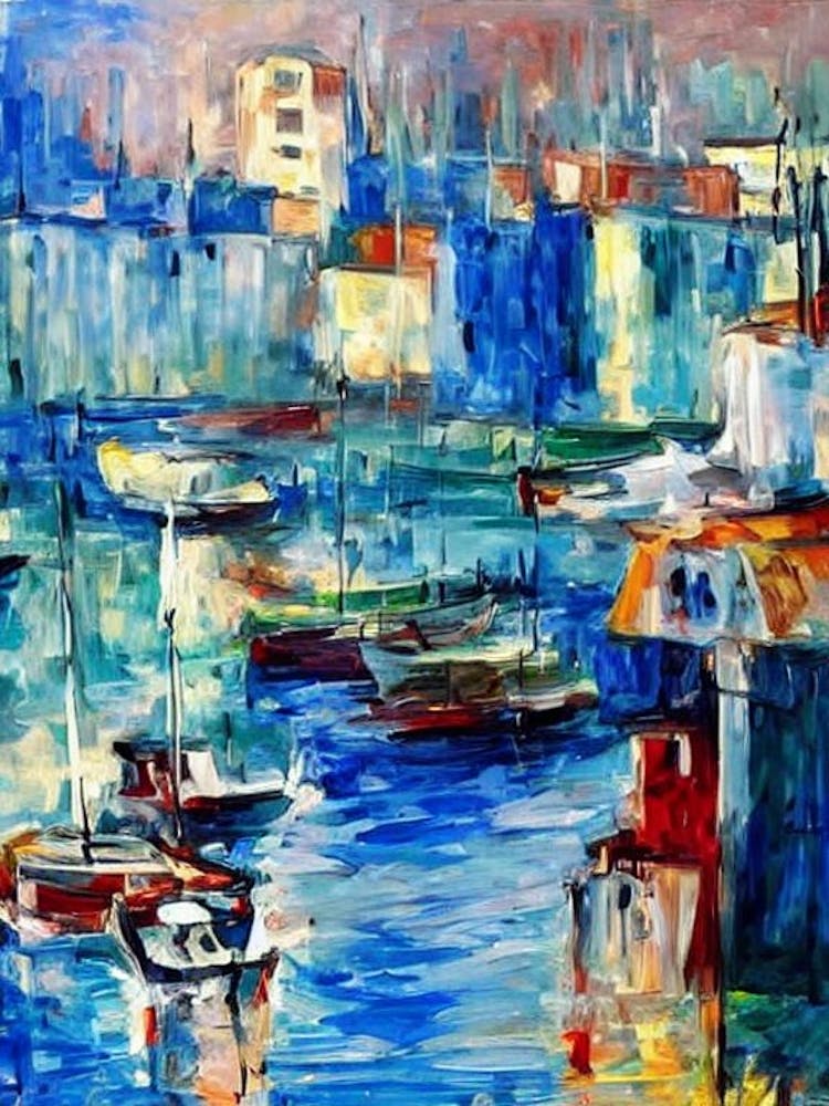 Port Of Istanbul Turkey Abstract Block 1 harbour