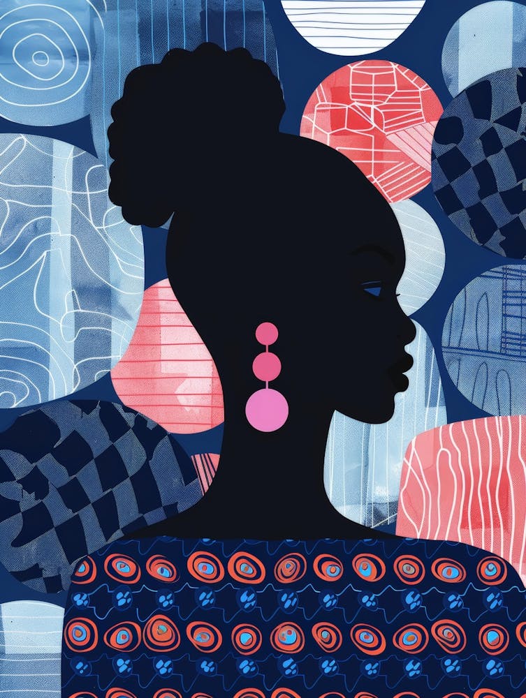 Silhouette Of African Woman 22