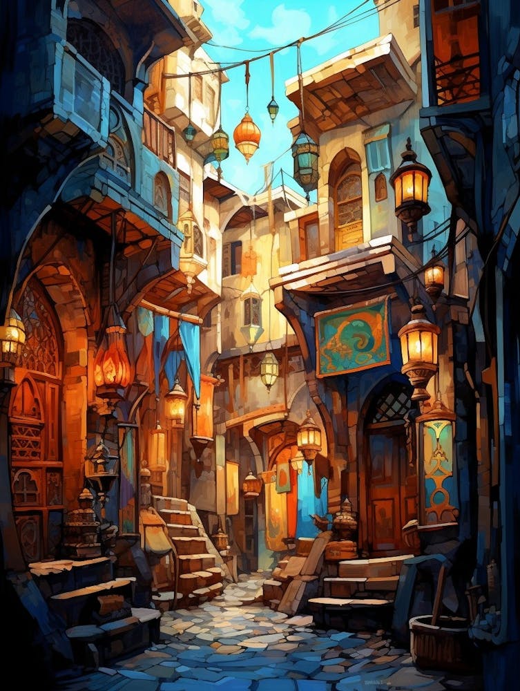 Grand Bazaar Kapal Pixel Art 1