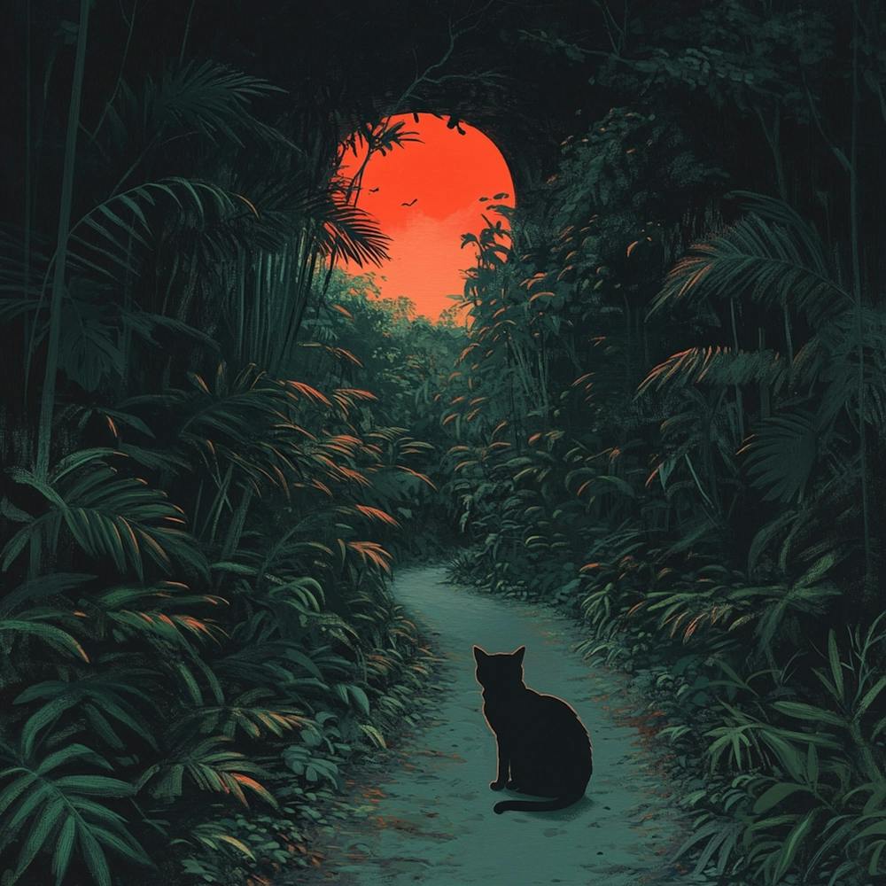 Cat In The Jungle