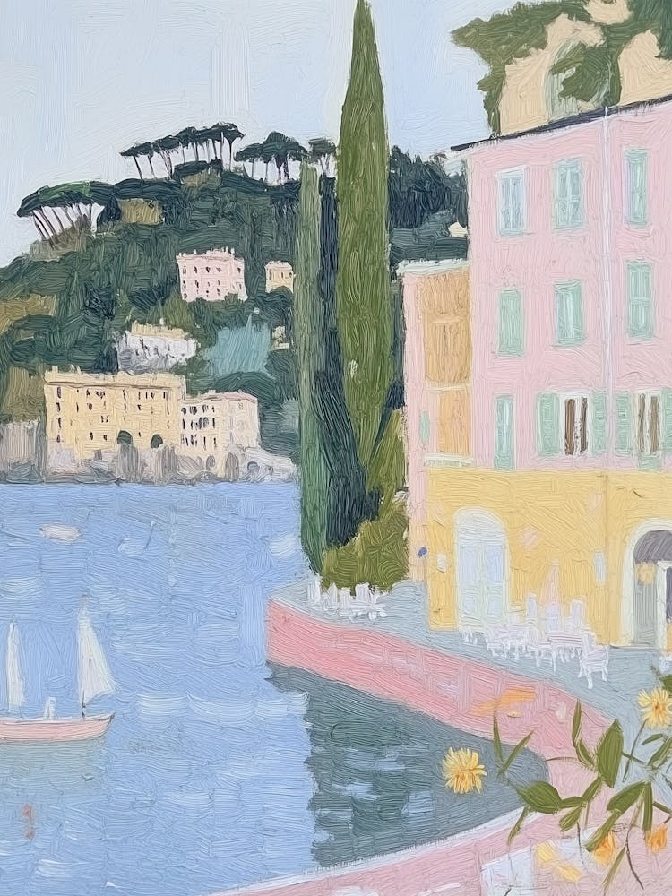 Portofino Italy Travel Gift Travel Poster Europe Print Italian Coast