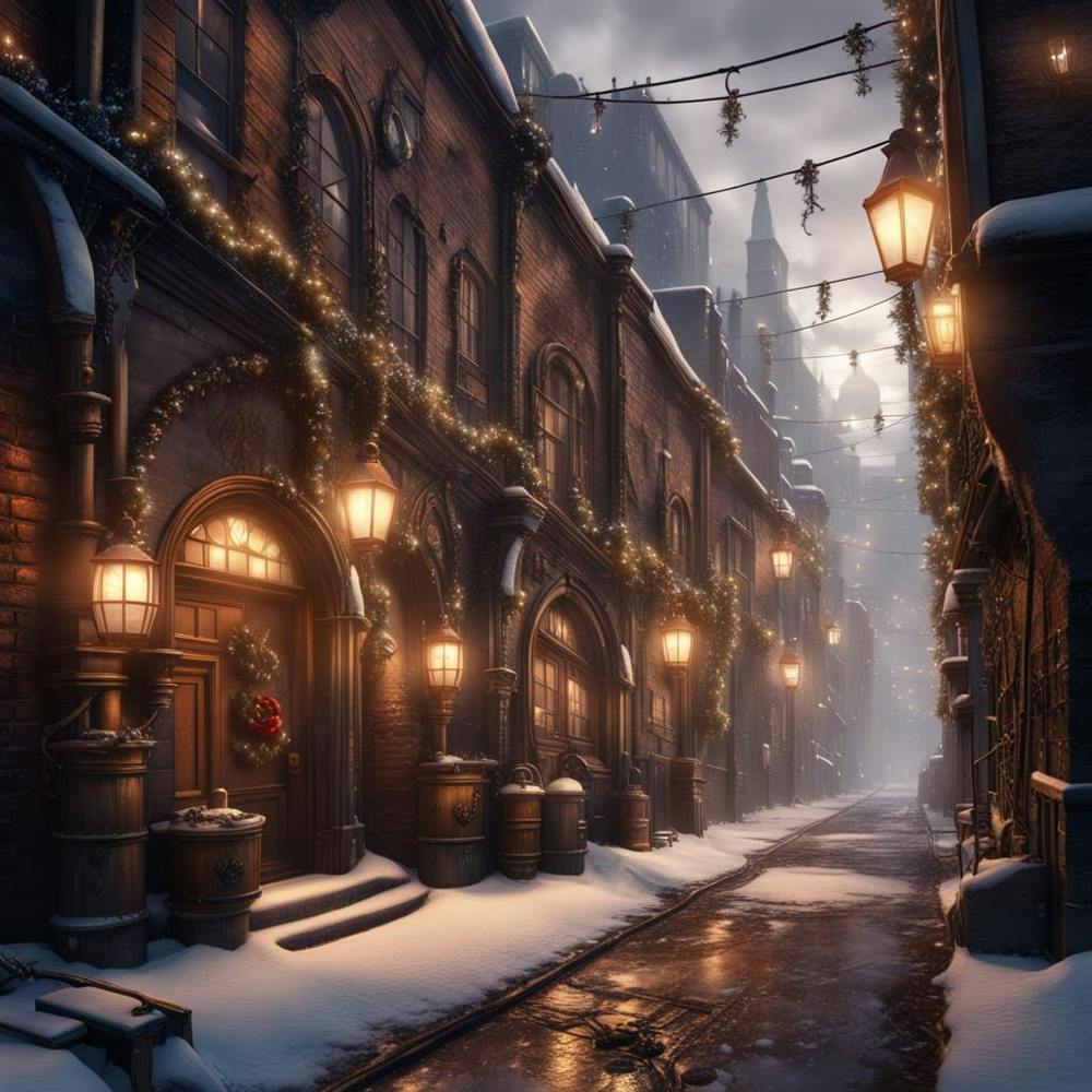 Steampunk Christmas Alley