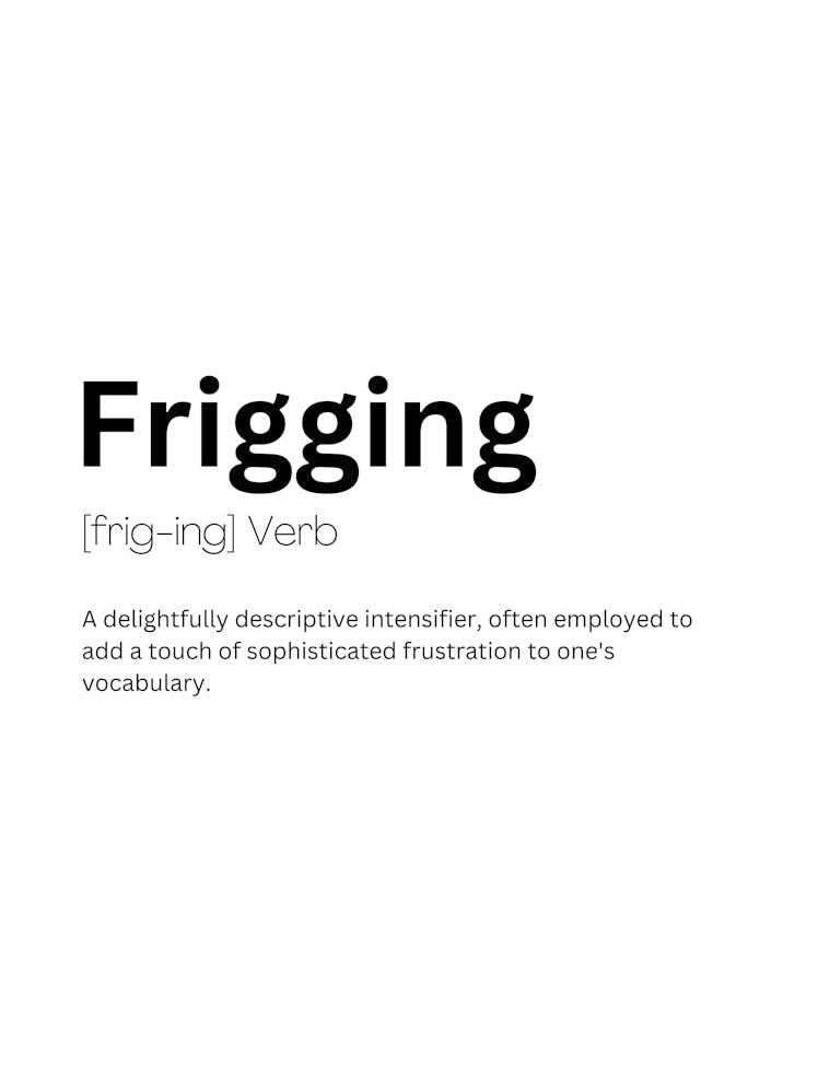 Frigging Definition Meaning