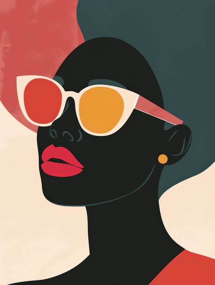 Black Woman With Sunglasses 1