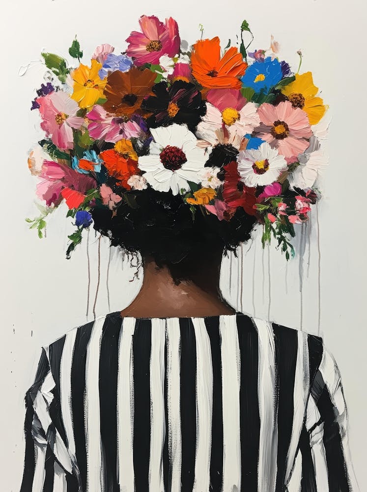 Blumen auf dem Kopf 10