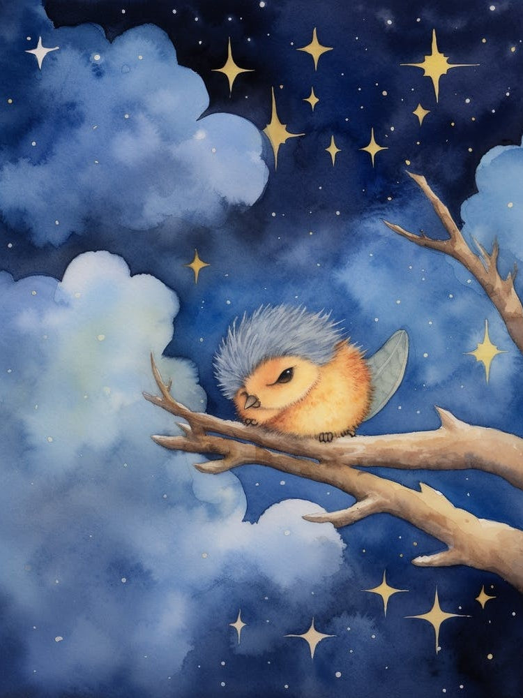 Baby Bird 2 Sleeping In The Clouds
