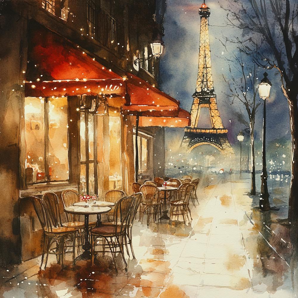 Romantic Paris Cafe 11